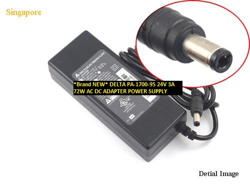 *Brand NEW*DELTA 24V 3A PA-1700-95 72W AC DC ADAPTER POWER SUPPLY